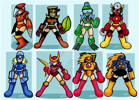 mega man female robot masters.